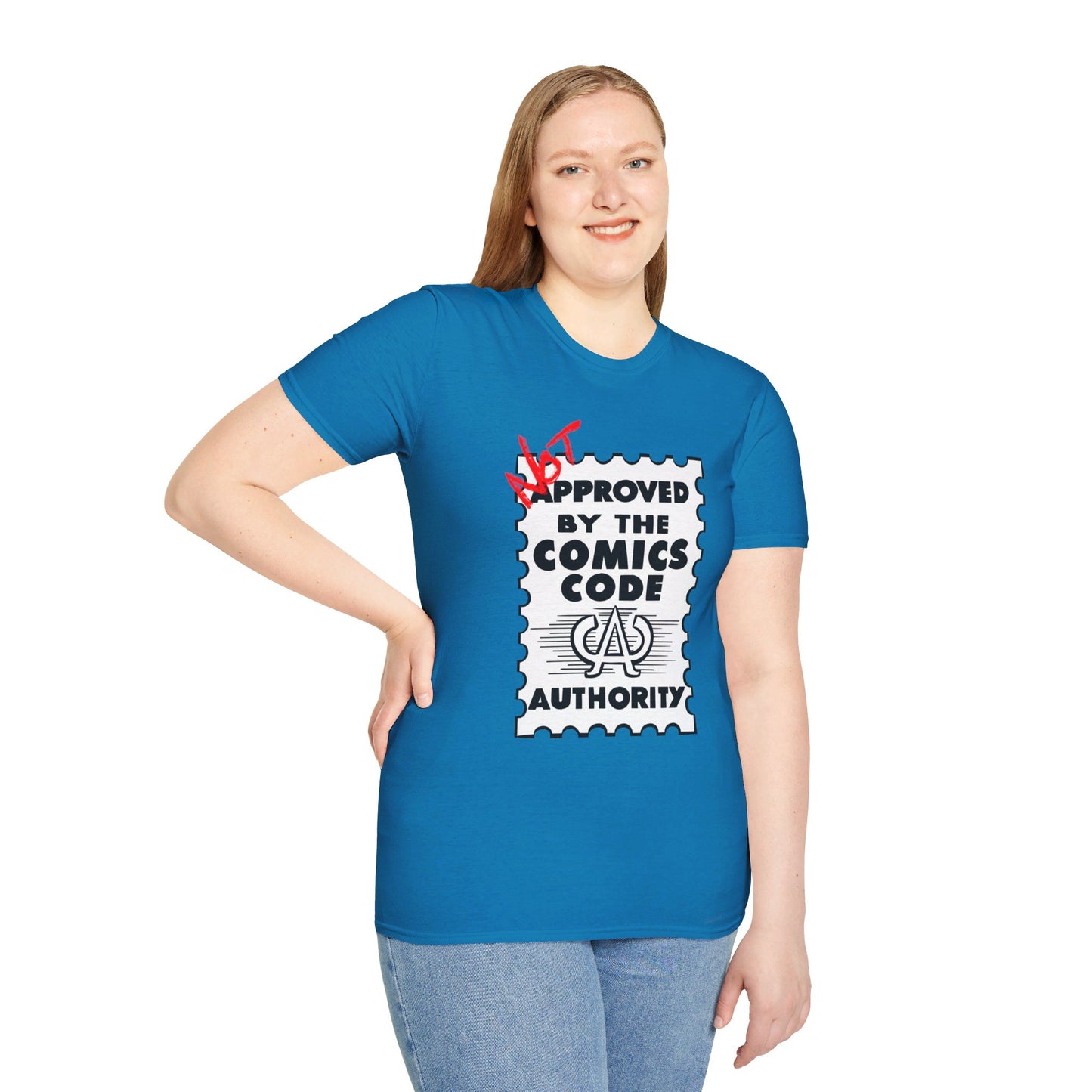 NOT Approved By The Comics Code Authority Unisex Softstyle T-Shirt