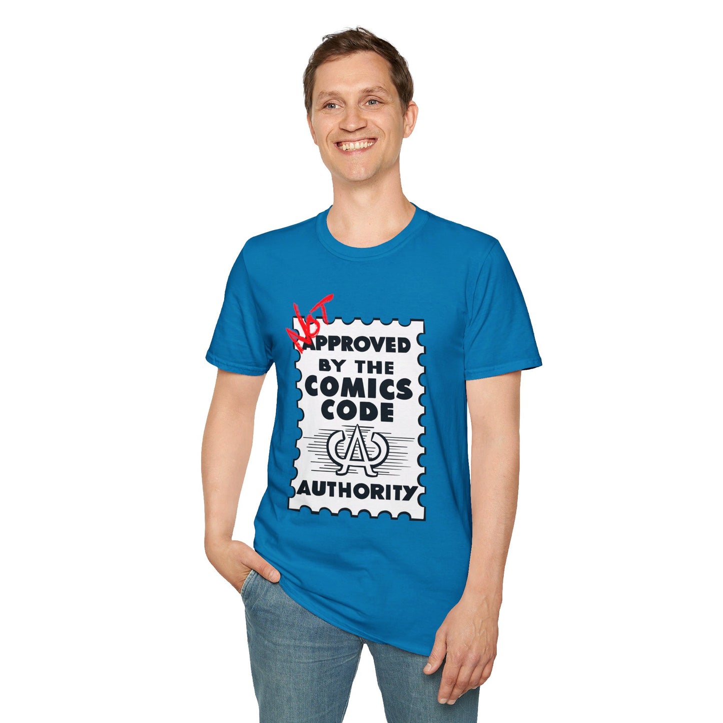 NOT Approved By The Comics Code Authority Unisex Softstyle T-Shirt