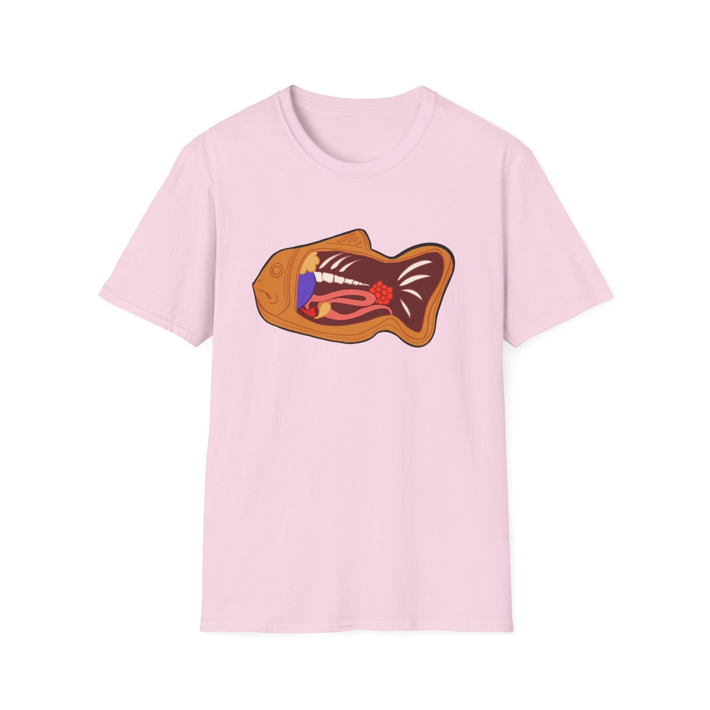 Anatomy of a Taiyaki Unisex Softstyle T-Shirt