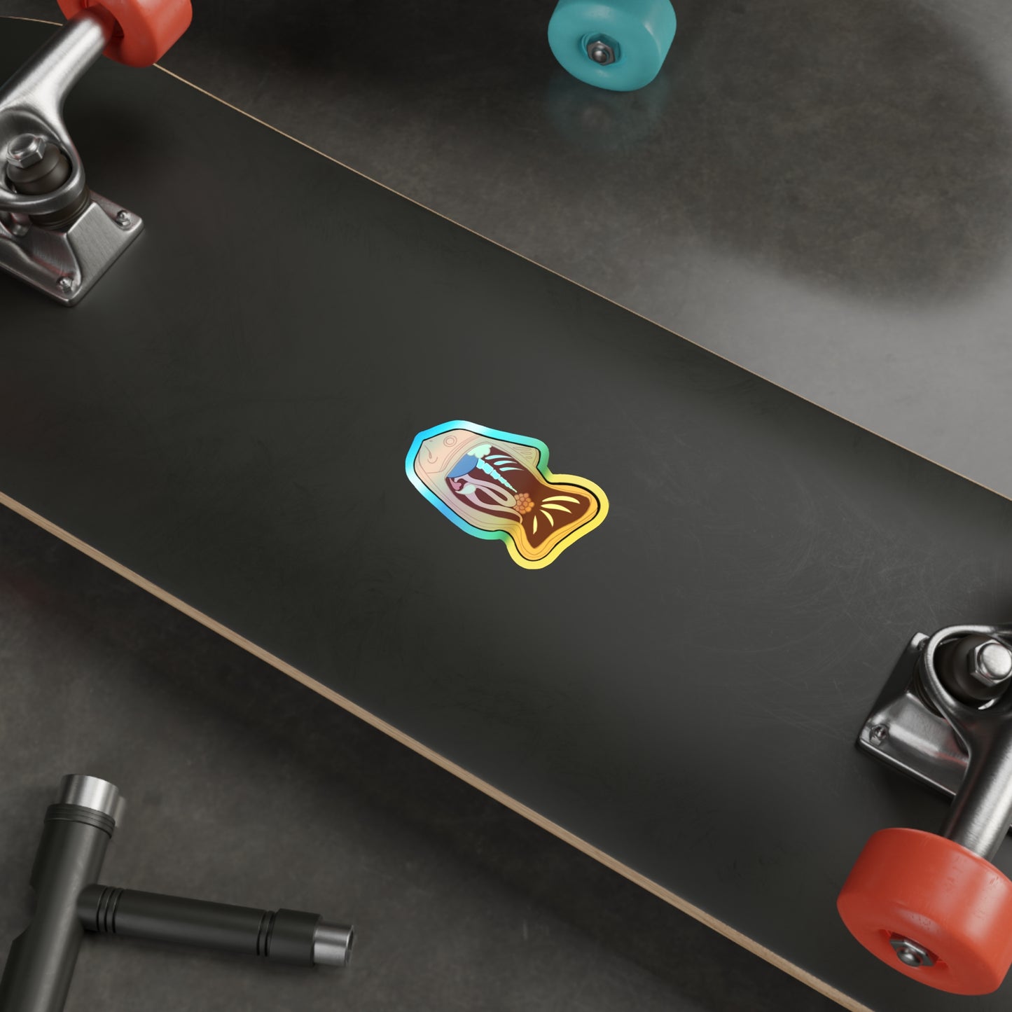 Anatomy of a Taiyaki Holographic Die-cut Stickers