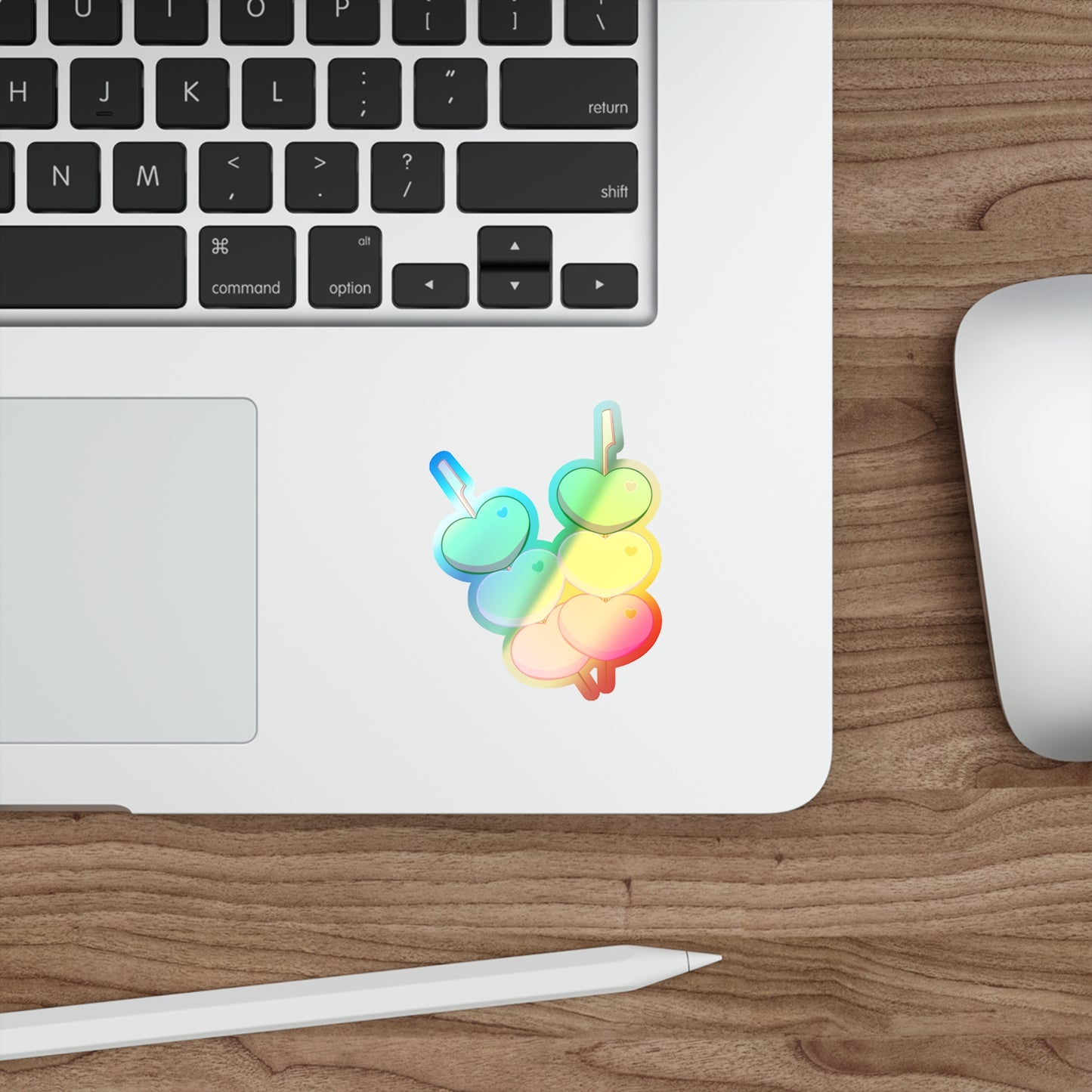 Love Dango Holographic Die-cut Stickers