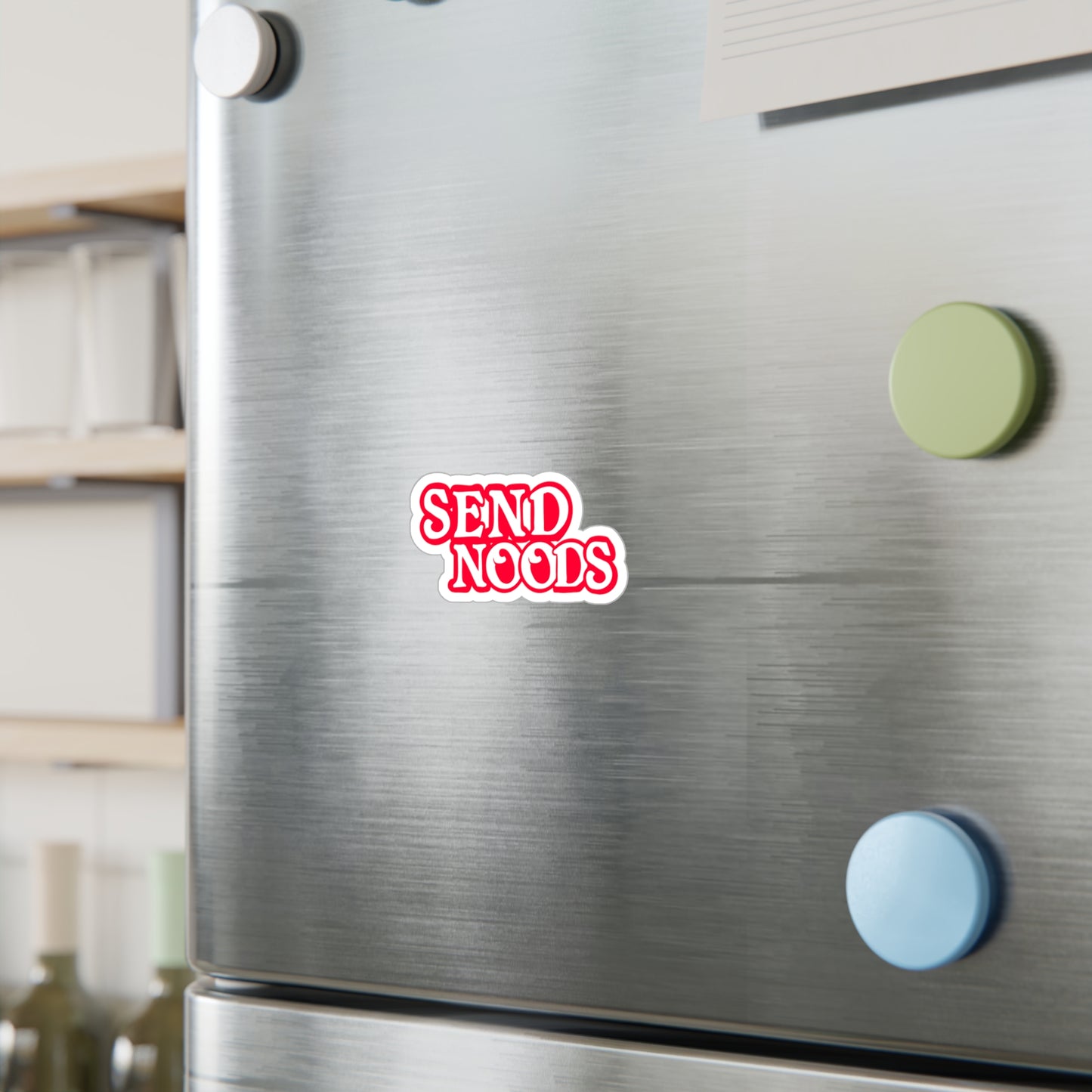 SEND NOODS Logo Only Kiss-Cut Vinyl Decals