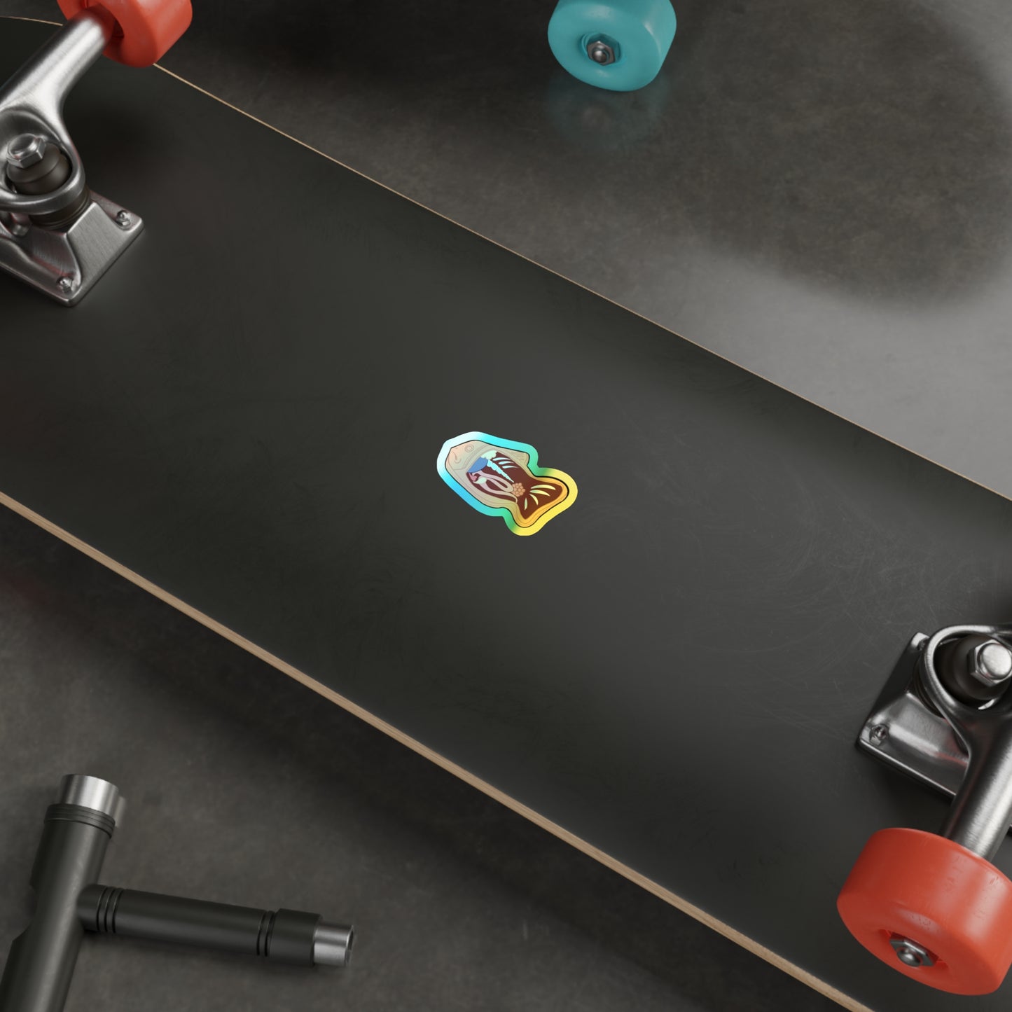 Anatomy of a Taiyaki Holographic Die-cut Stickers