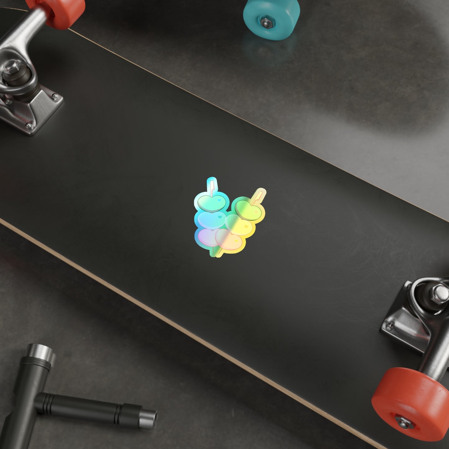 Love Dango Holographic Die-cut Stickers