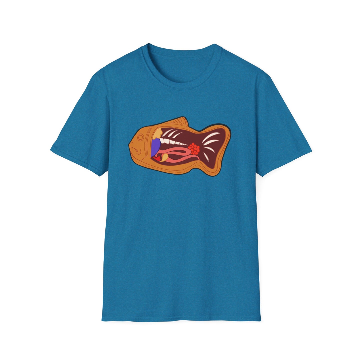 Anatomy of a Taiyaki Unisex Softstyle T-Shirt