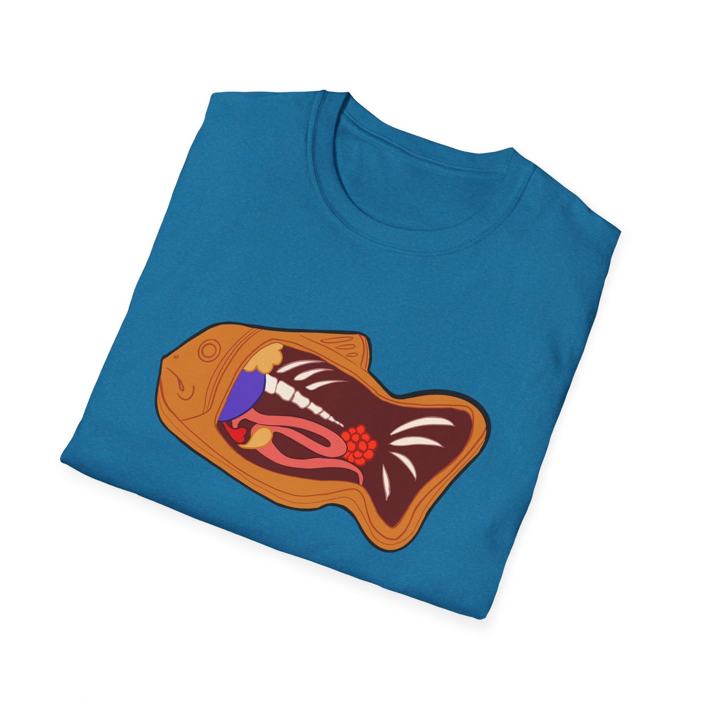 Anatomy of a Taiyaki Unisex Softstyle T-Shirt