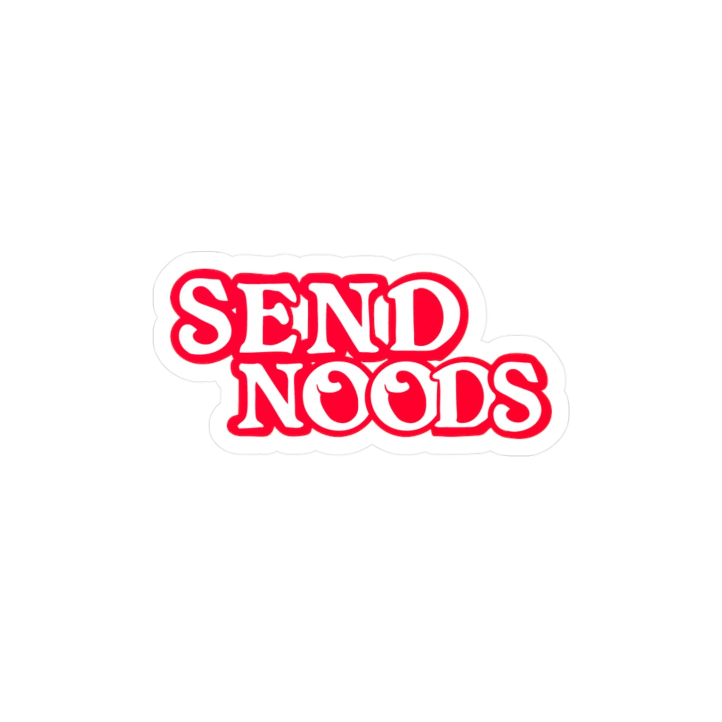 SEND NOODS Logo Only Kiss-Cut Vinyl Decals