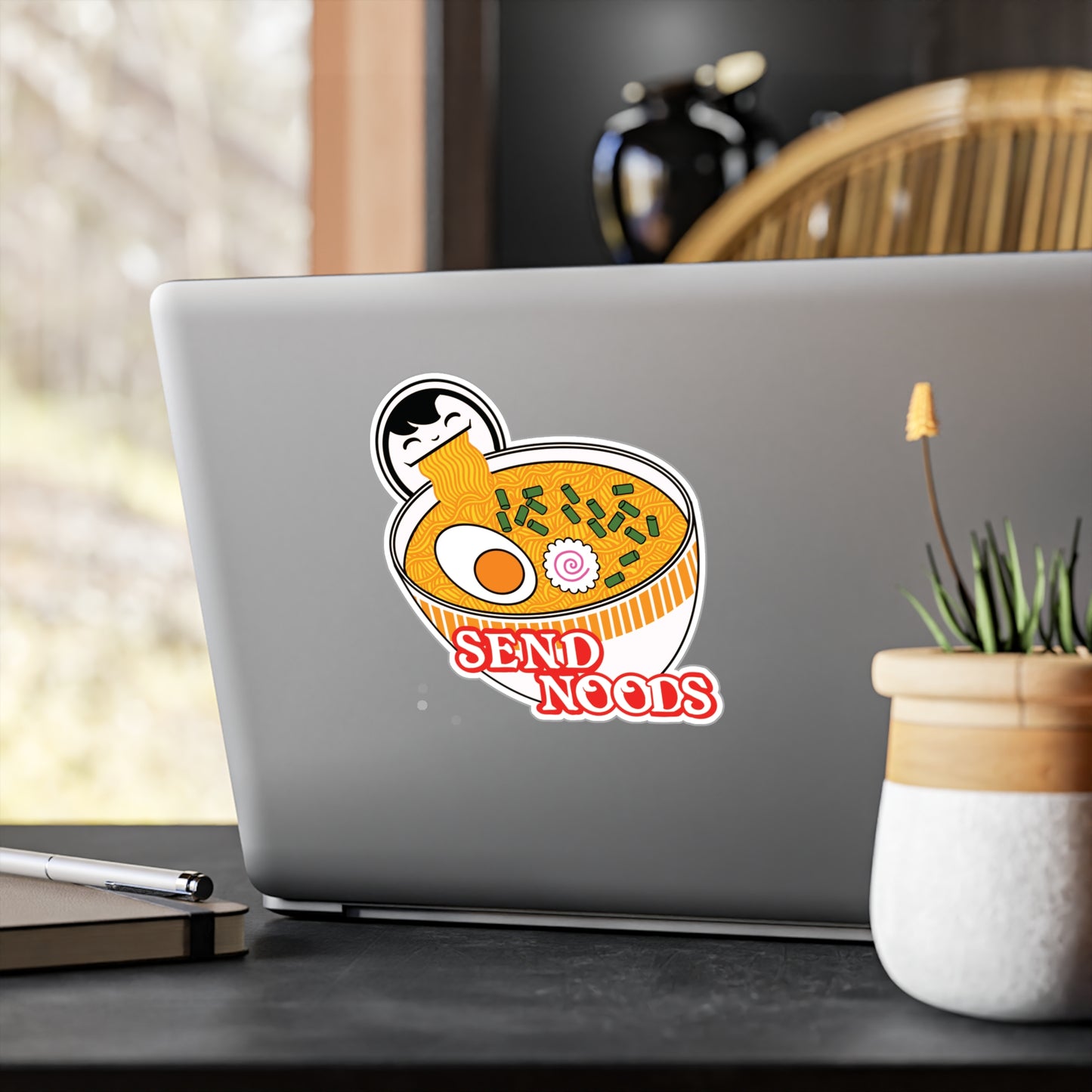 SEND NOODS Kiss-Cut Vinyl Decal