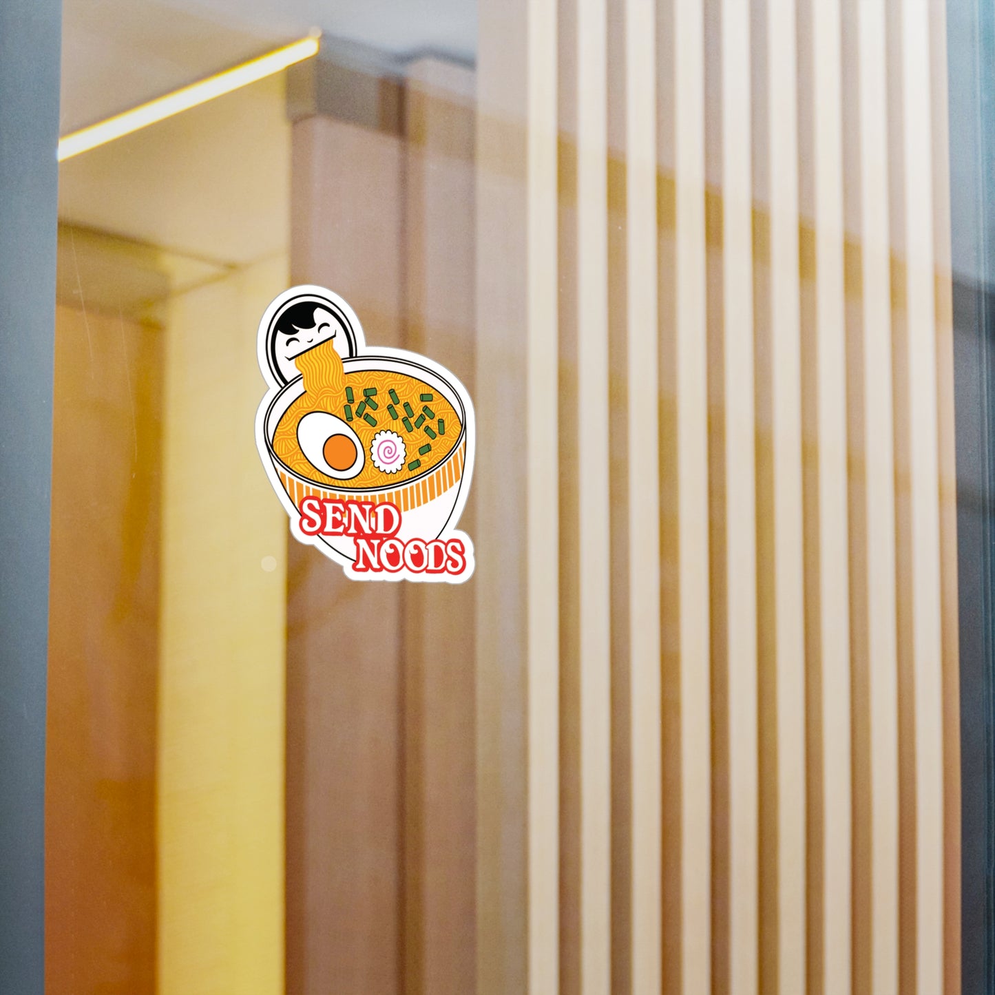 SEND NOODS Kiss-Cut Vinyl Decal