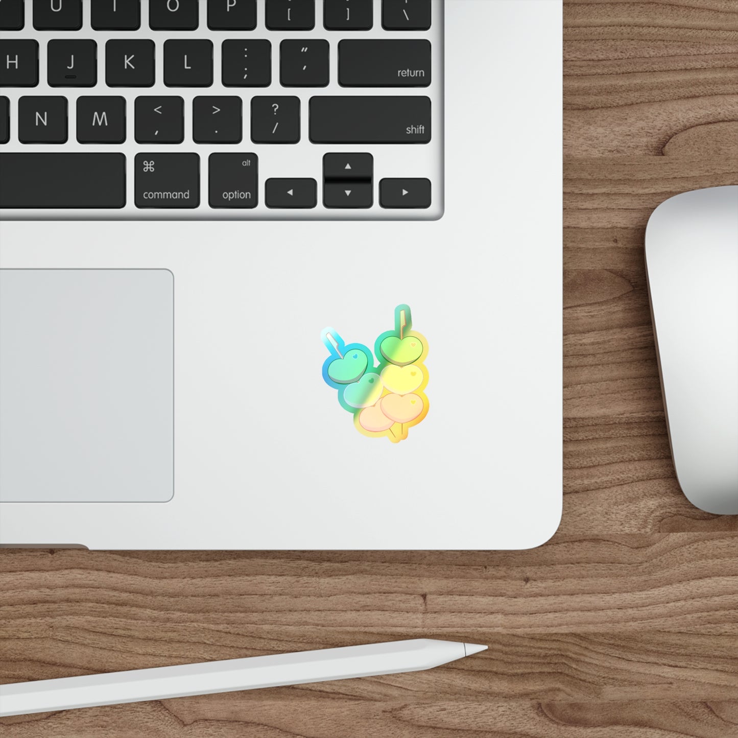 Love Dango Holographic Die-cut Stickers