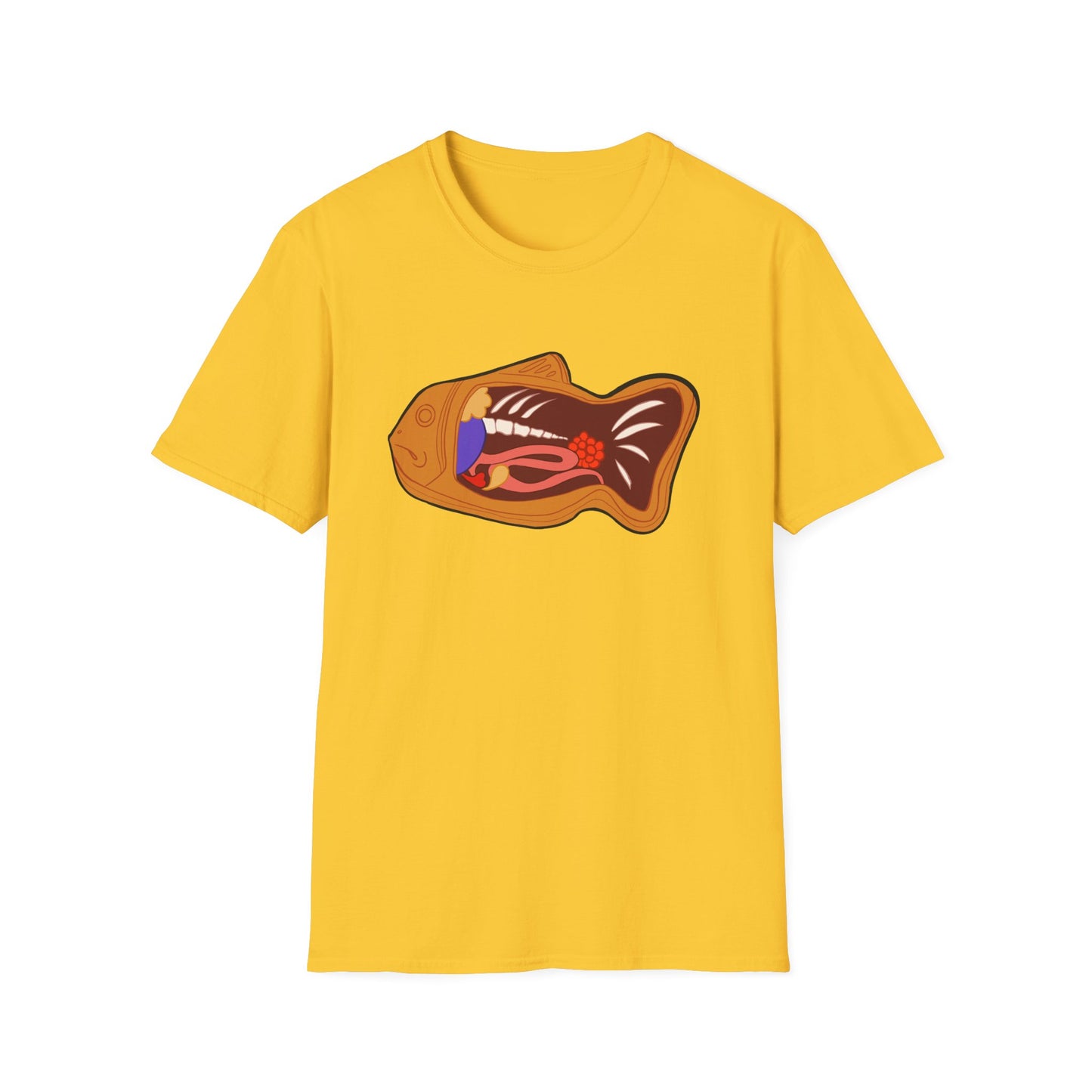 Anatomy of a Taiyaki Unisex Softstyle T-Shirt