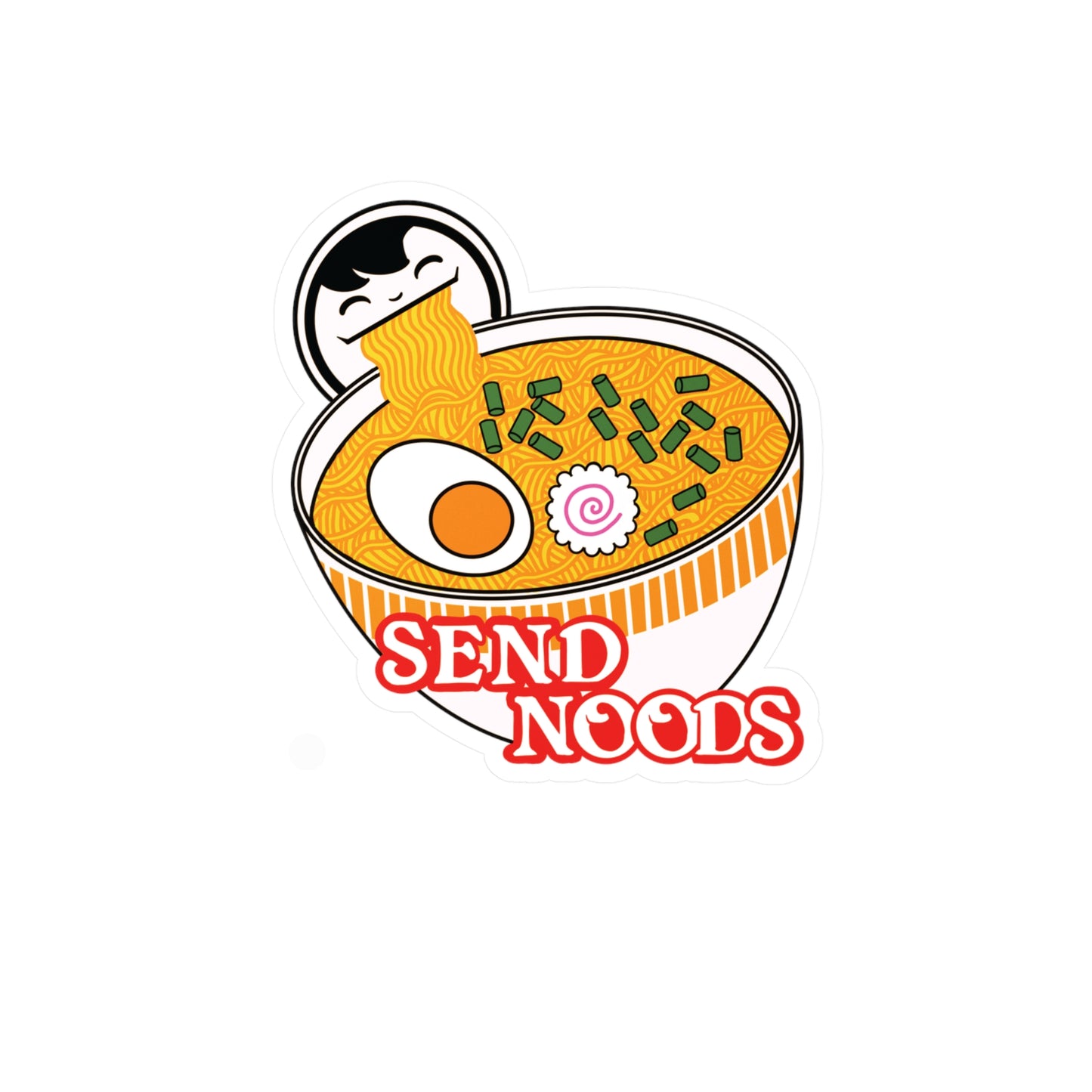 SEND NOODS Kiss-Cut Vinyl Decal