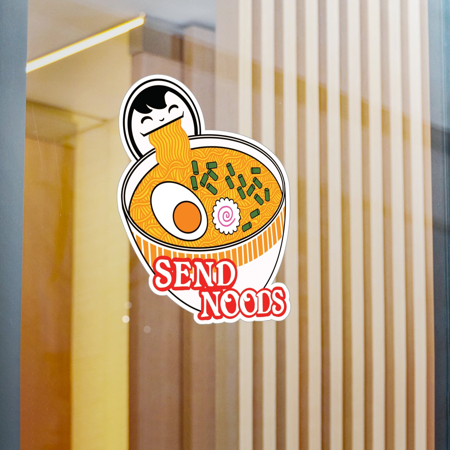 SEND NOODS Kiss-Cut Vinyl Decal