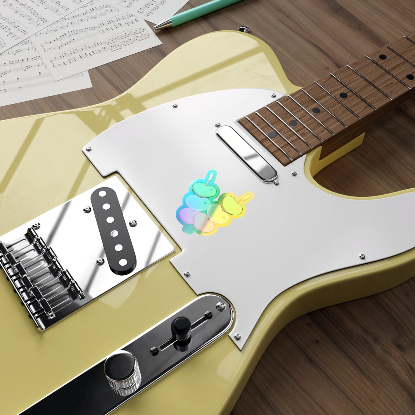 Love Dango Holographic Die-cut Stickers
