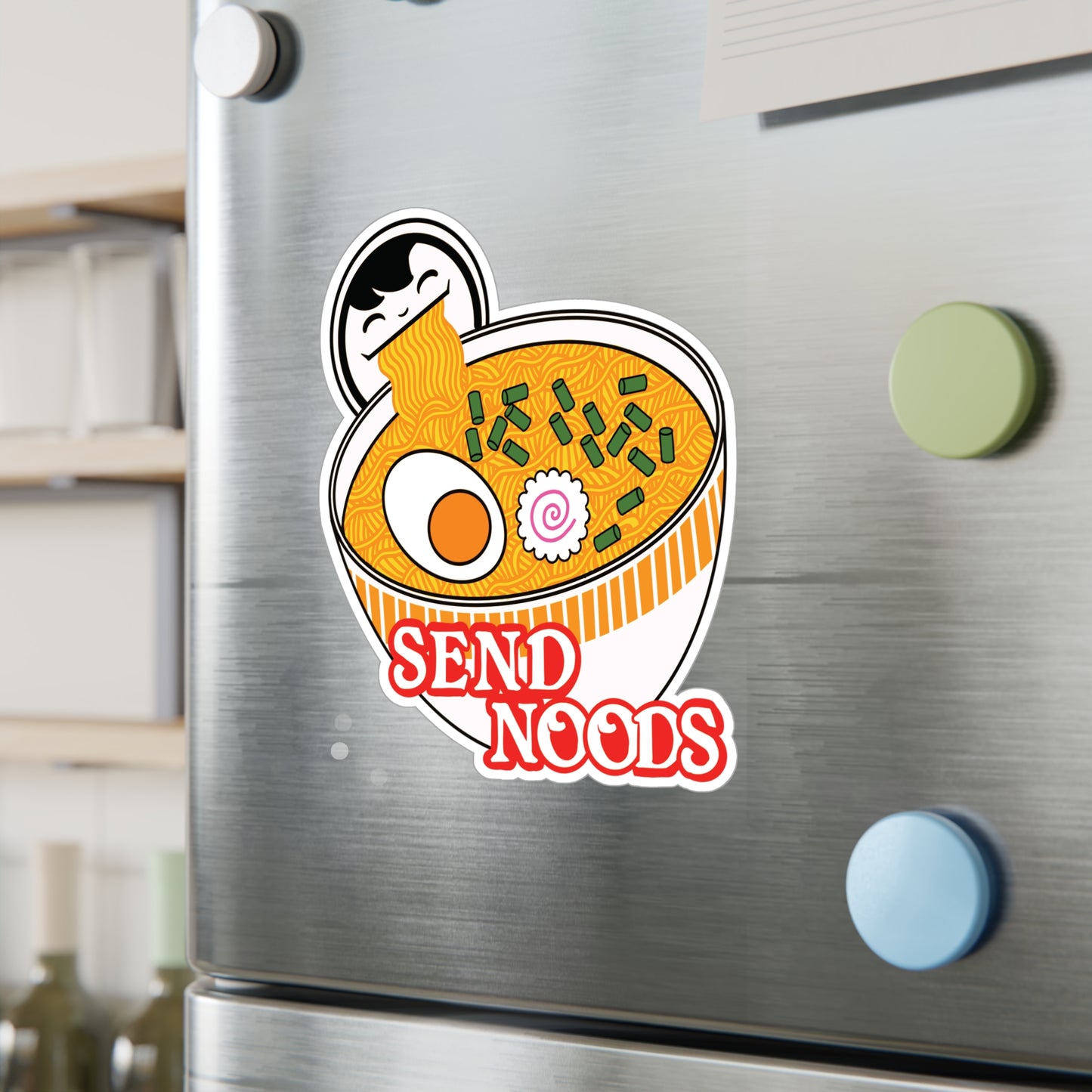 SEND NOODS Kiss-Cut Vinyl Decal