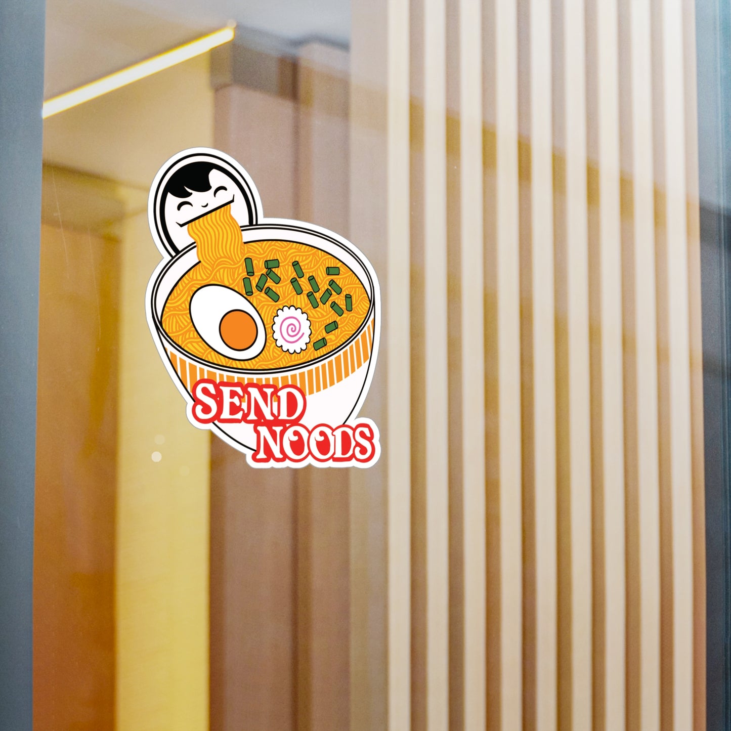SEND NOODS Kiss-Cut Vinyl Decal