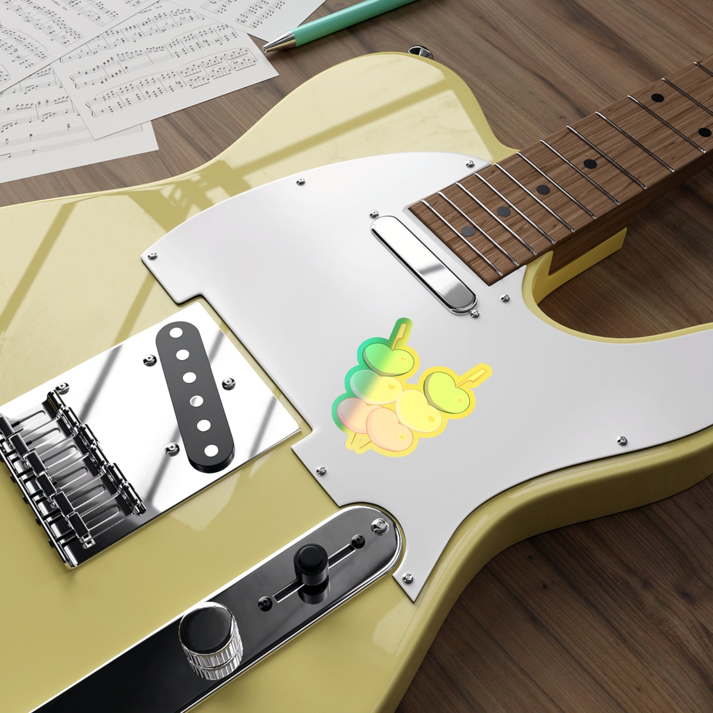 Love Dango Holographic Die-cut Stickers