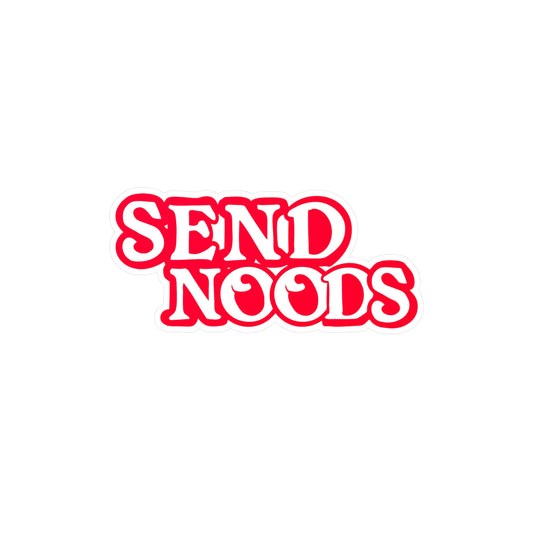 SEND NOODS Logo Only Kiss-Cut Vinyl Decals