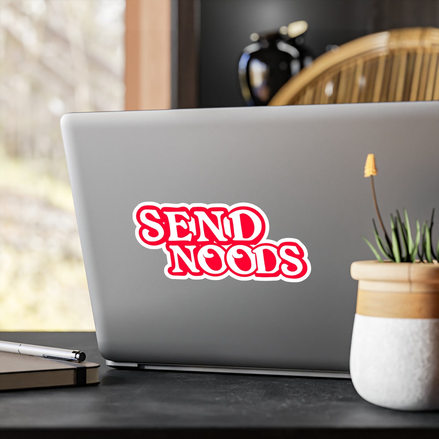 SEND NOODS Logo Only Kiss-Cut Vinyl Decals