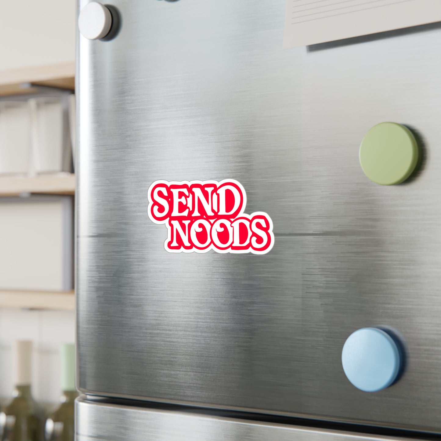 SEND NOODS Logo Only Kiss-Cut Vinyl Decals