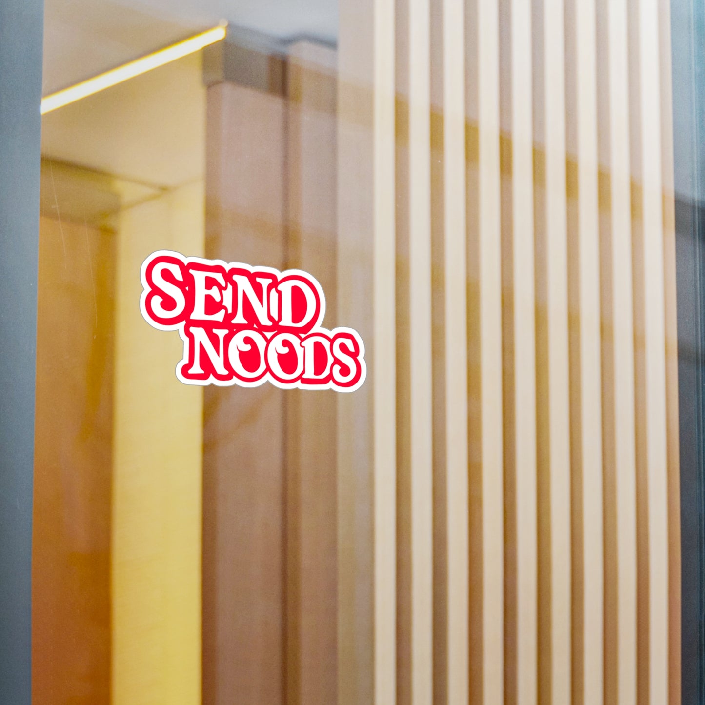 SEND NOODS Logo Only Kiss-Cut Vinyl Decals