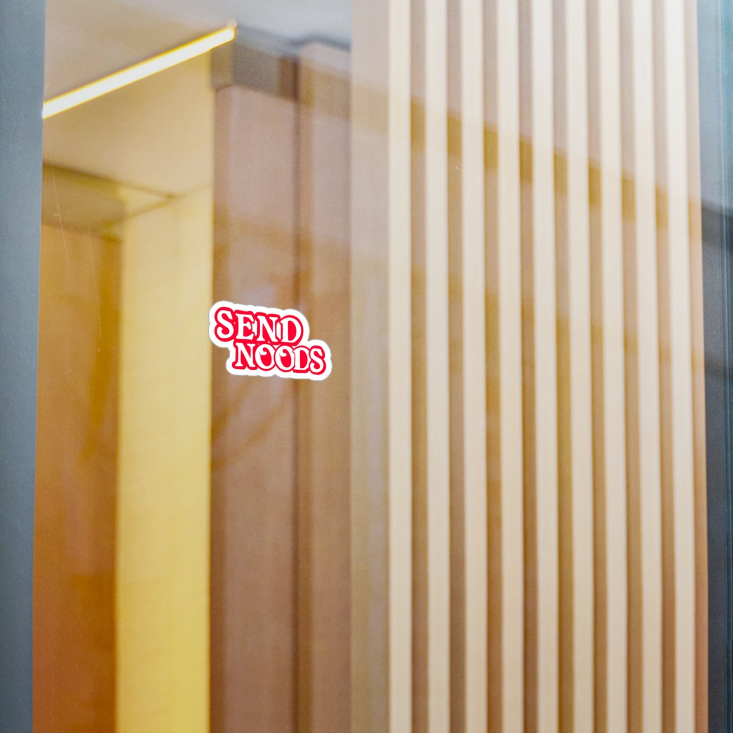SEND NOODS Logo Only Kiss-Cut Vinyl Decals