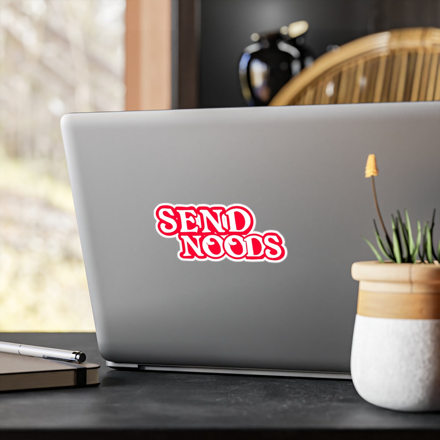 SEND NOODS Logo Only Kiss-Cut Vinyl Decals