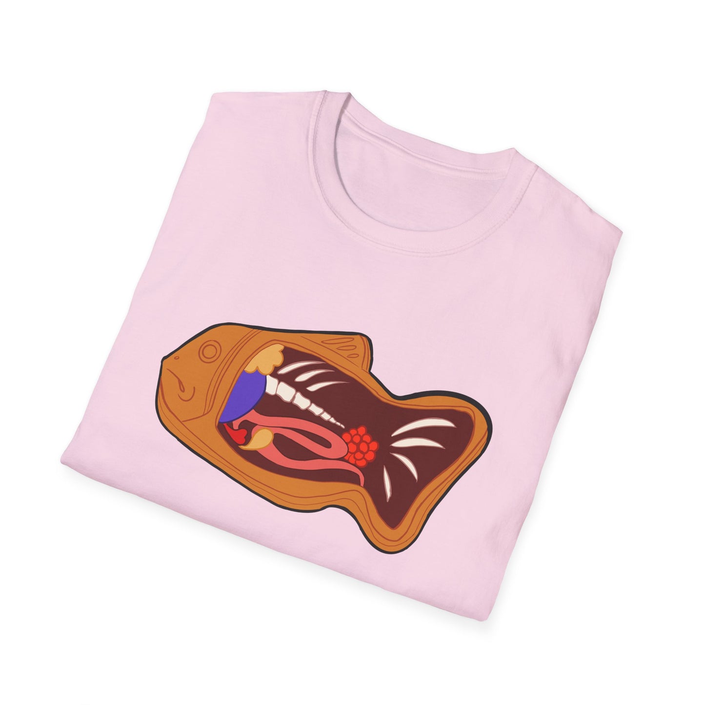 Anatomy of a Taiyaki Unisex Softstyle T-Shirt