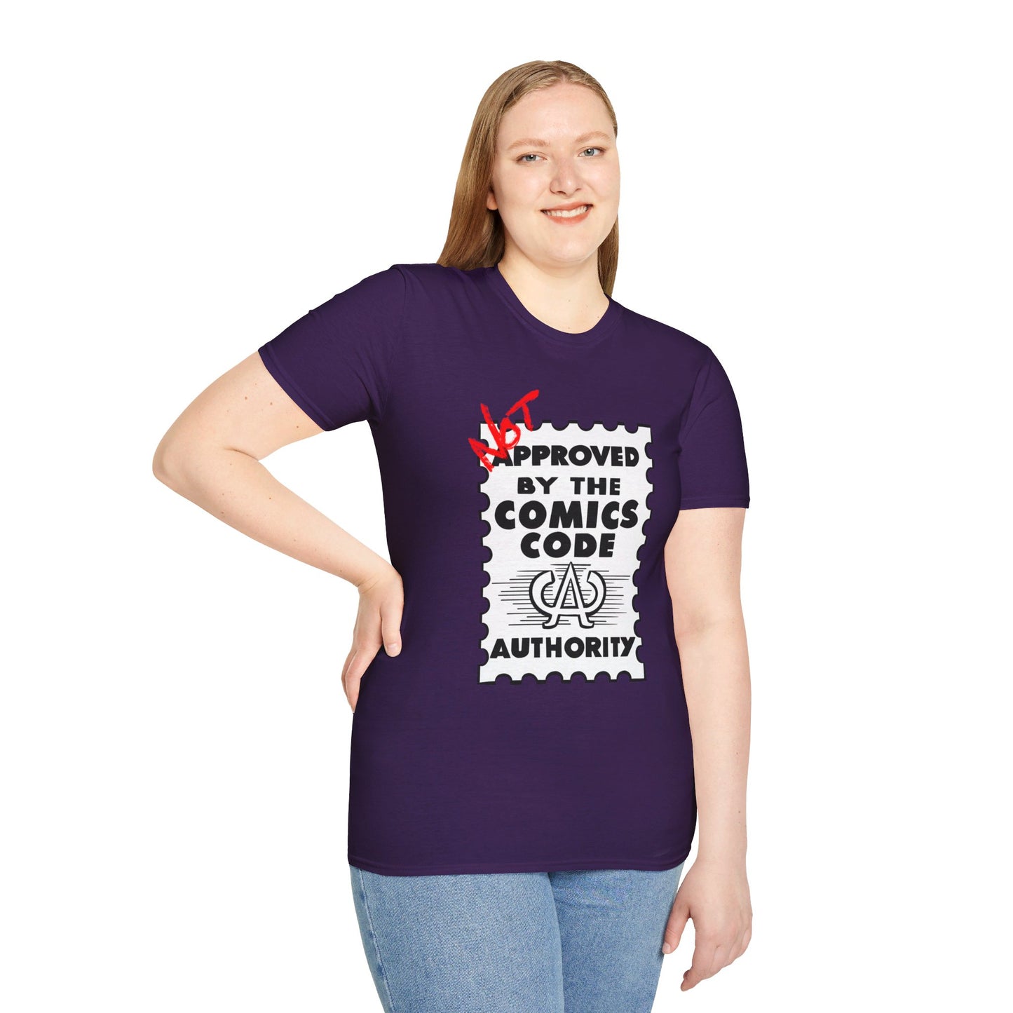 NOT Approved By The Comics Code Authority Unisex Softstyle T-Shirt
