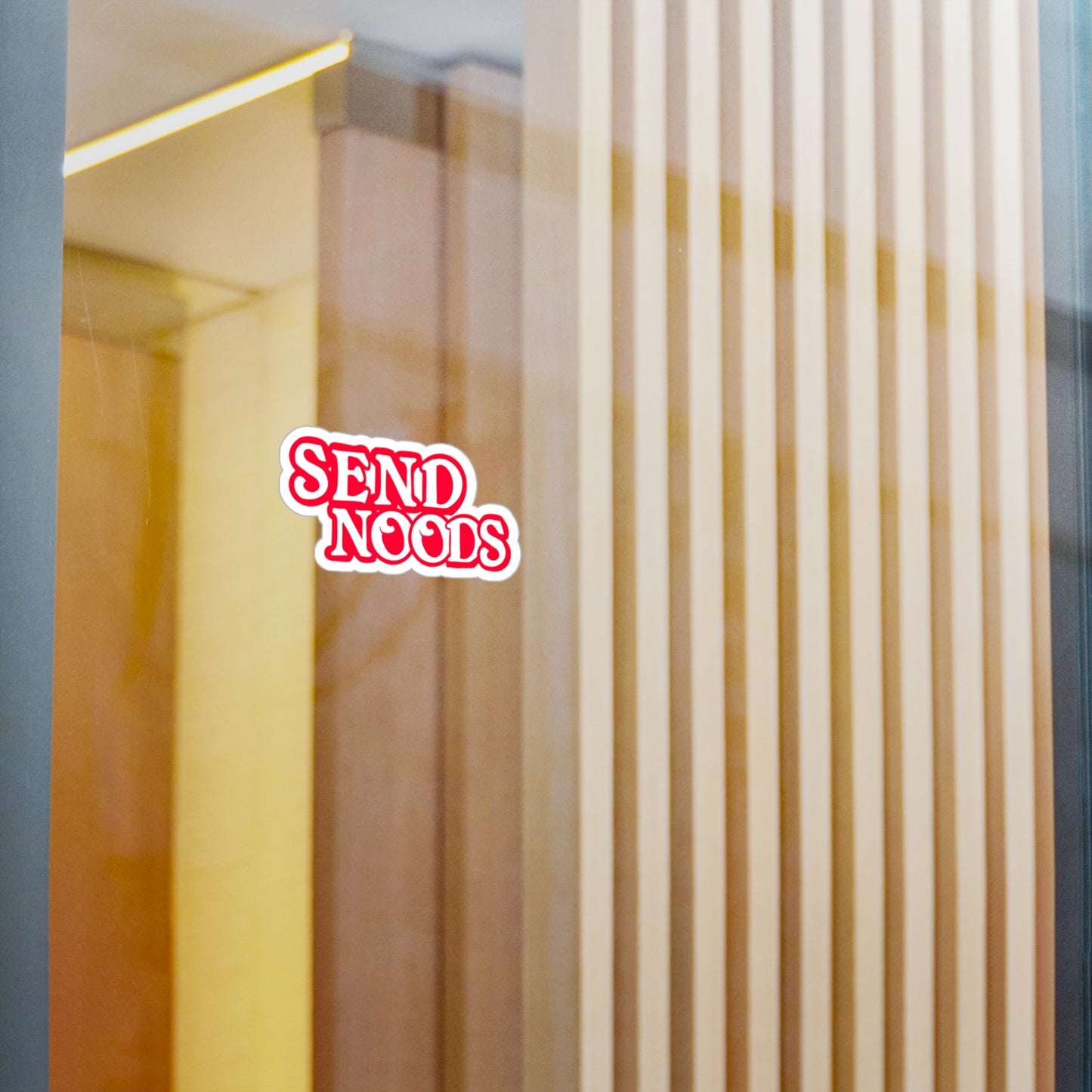 SEND NOODS Logo Only Kiss-Cut Vinyl Decals