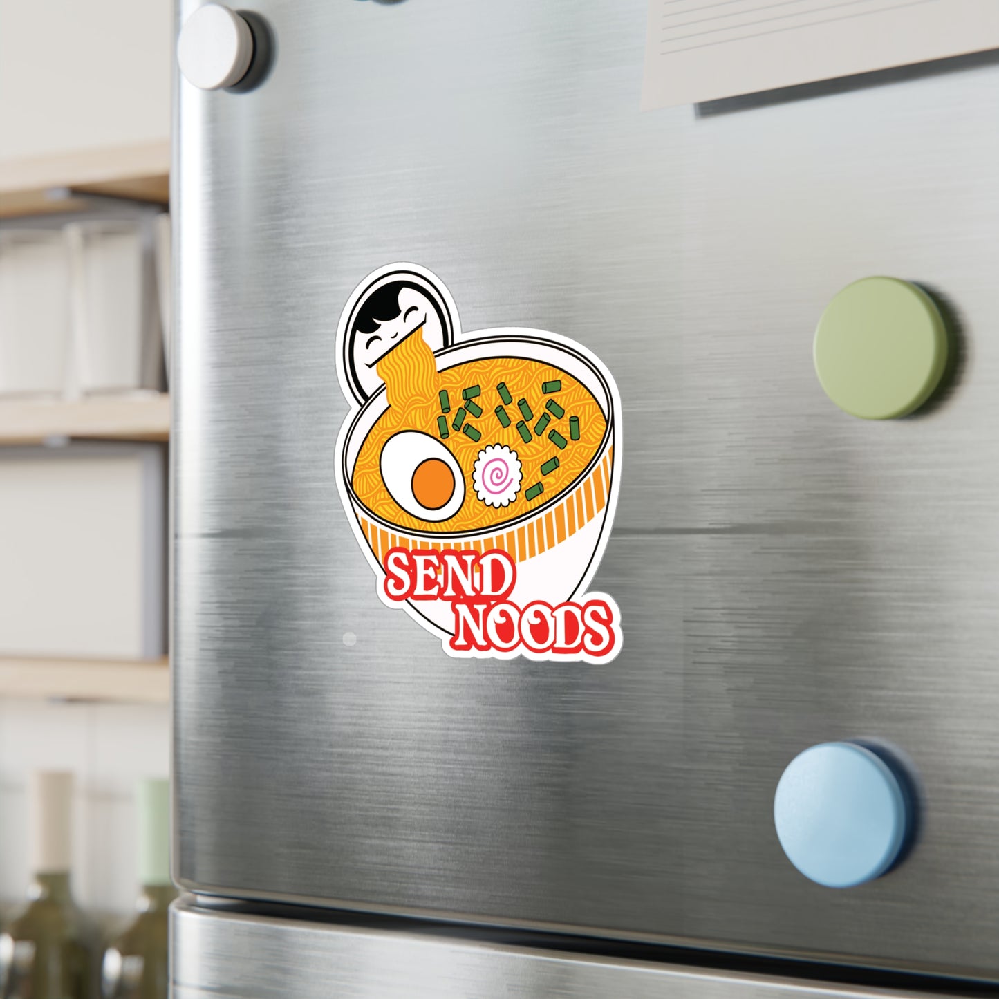 SEND NOODS Kiss-Cut Vinyl Decal