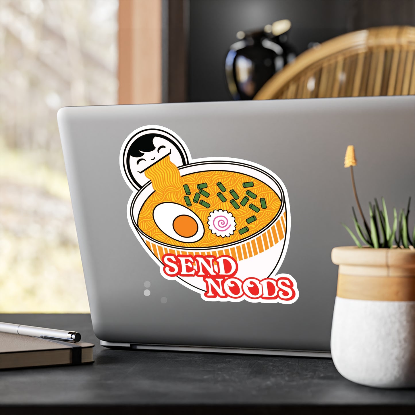SEND NOODS Kiss-Cut Vinyl Decal