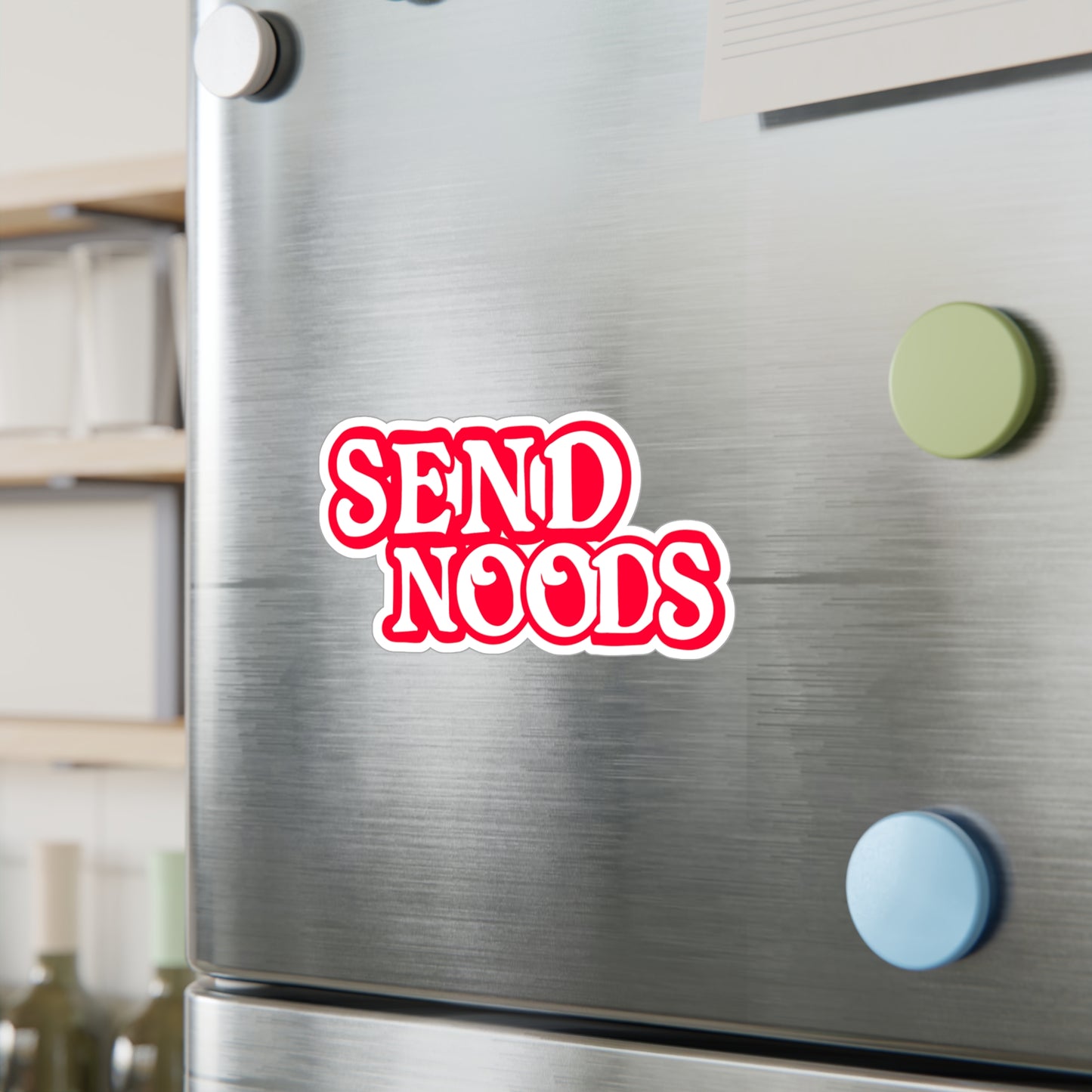 SEND NOODS Logo Only Kiss-Cut Vinyl Decals