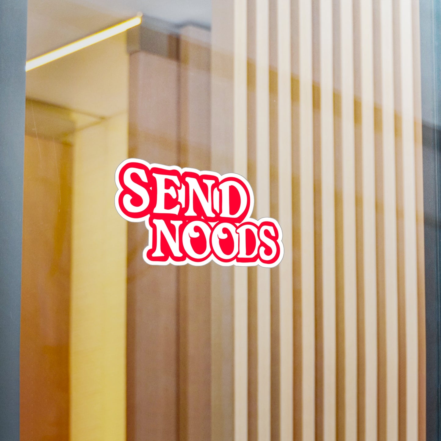 SEND NOODS Logo Only Kiss-Cut Vinyl Decals